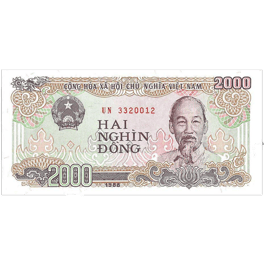 hai nghìn 兩千越南盾