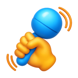 lắc 흔들다