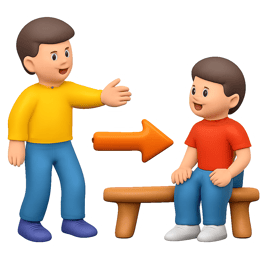 nhường ghế to give up seat
