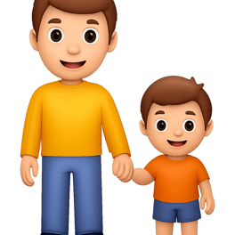 cha con father and son