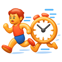 tranh thủ từng giây từng phút race against time
