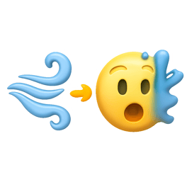 ập vào mặt 顔に当たる