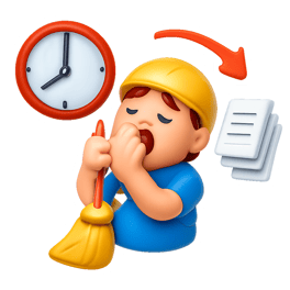 lười biếng trong công việc work slowdown